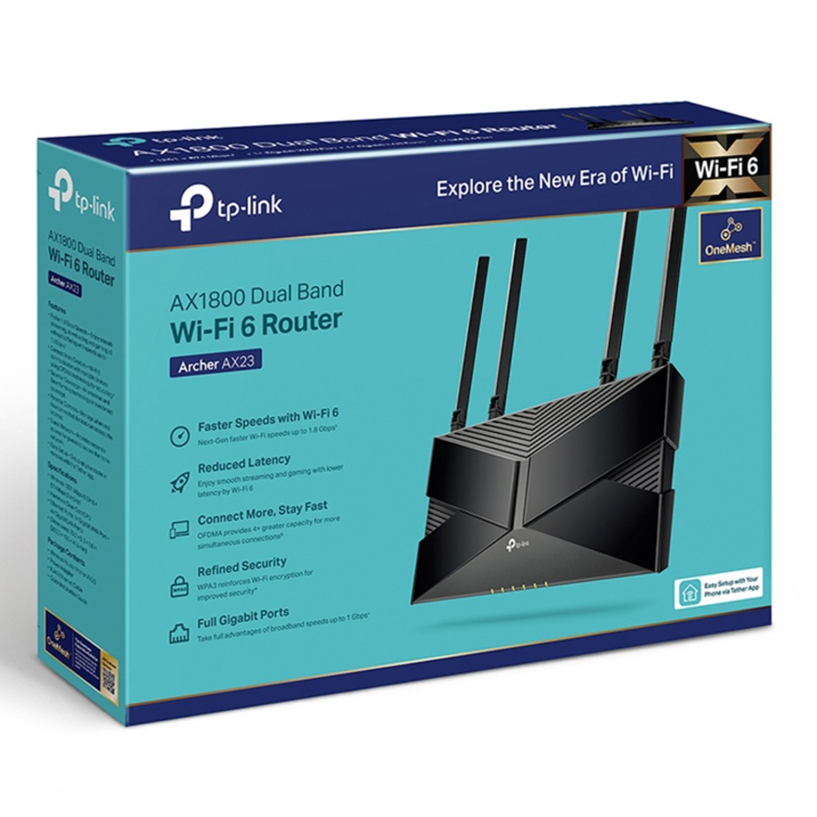 TP-Link Archer AX1800 V1.2 Dual-Band Wi-Fi 6 Router