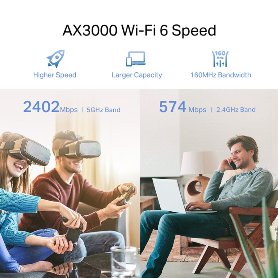 TP-Link RE705X AX3000 Mesh Wi-Fi 6 Range Extender