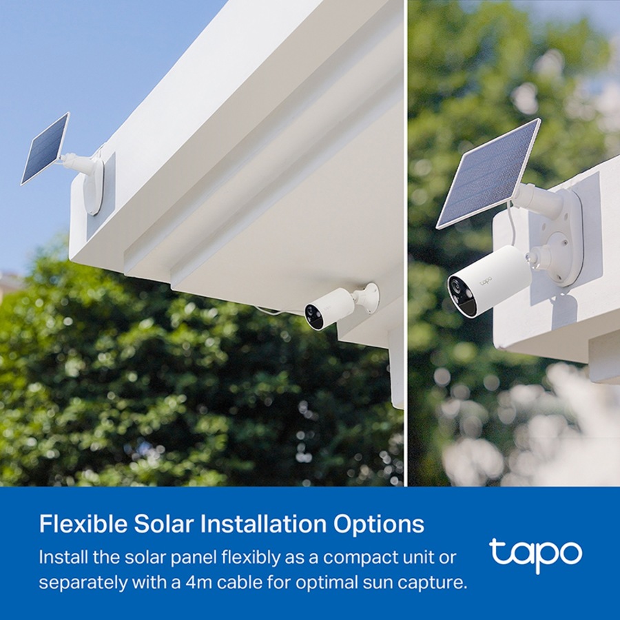 TP-Link TC82 KIT Solar-Powered 2K 3MP IP65 Security Camera Kit