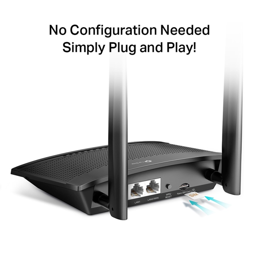 Buy TP-Link TL-MR100 300 MBPS Wireless N 4G LTE Router - Everyday ...