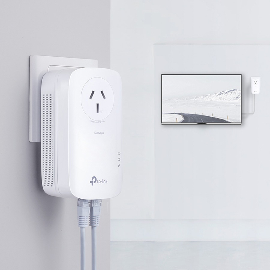 TP-Link TL-PA9020P AV2000 2 Gigabit Port Powerline Adapter