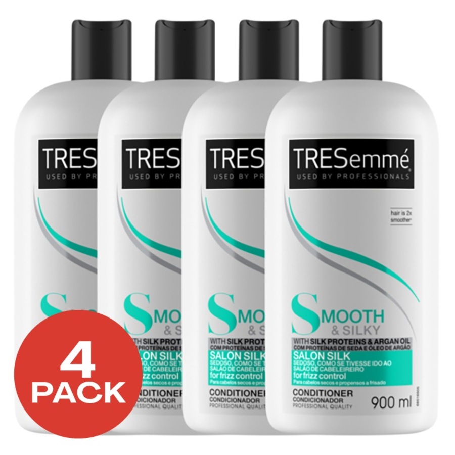 Tresemmé Conditioner Smooth & Silky 900ml (4 Pack)