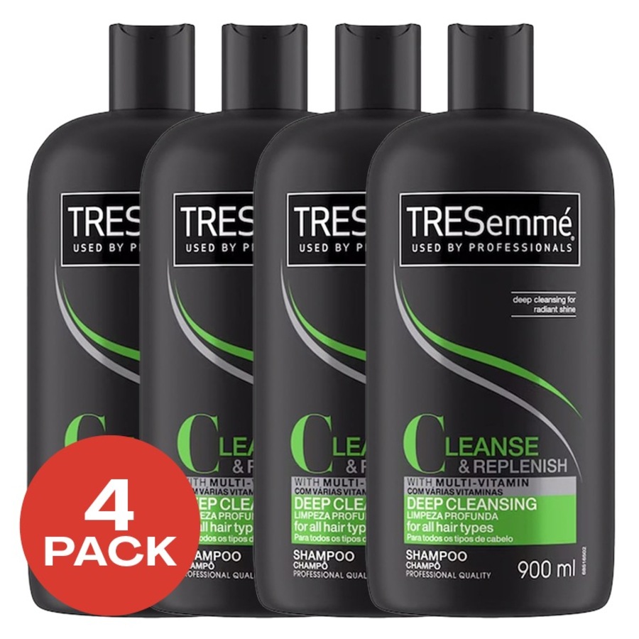 Tresemmé Shampoo Cleanse & Replenish 900ml (4 Pack)