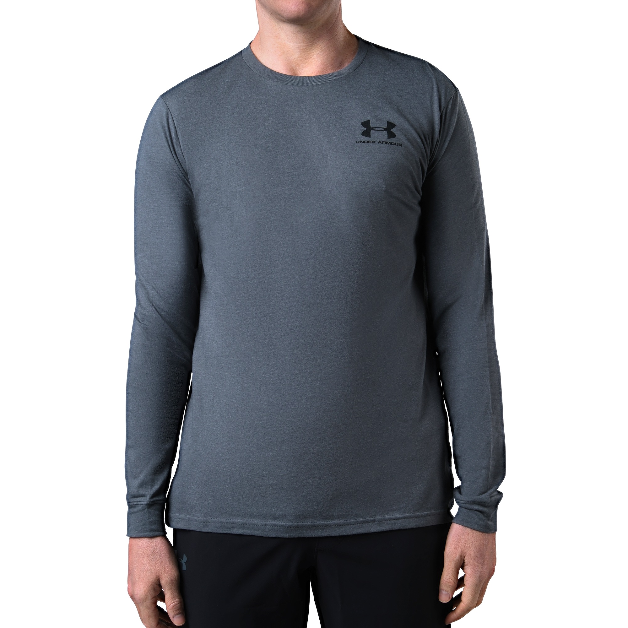 Under Armour Men’s Sportstyle Left Chest Long Sleeve Shirt Pitch Grey S M