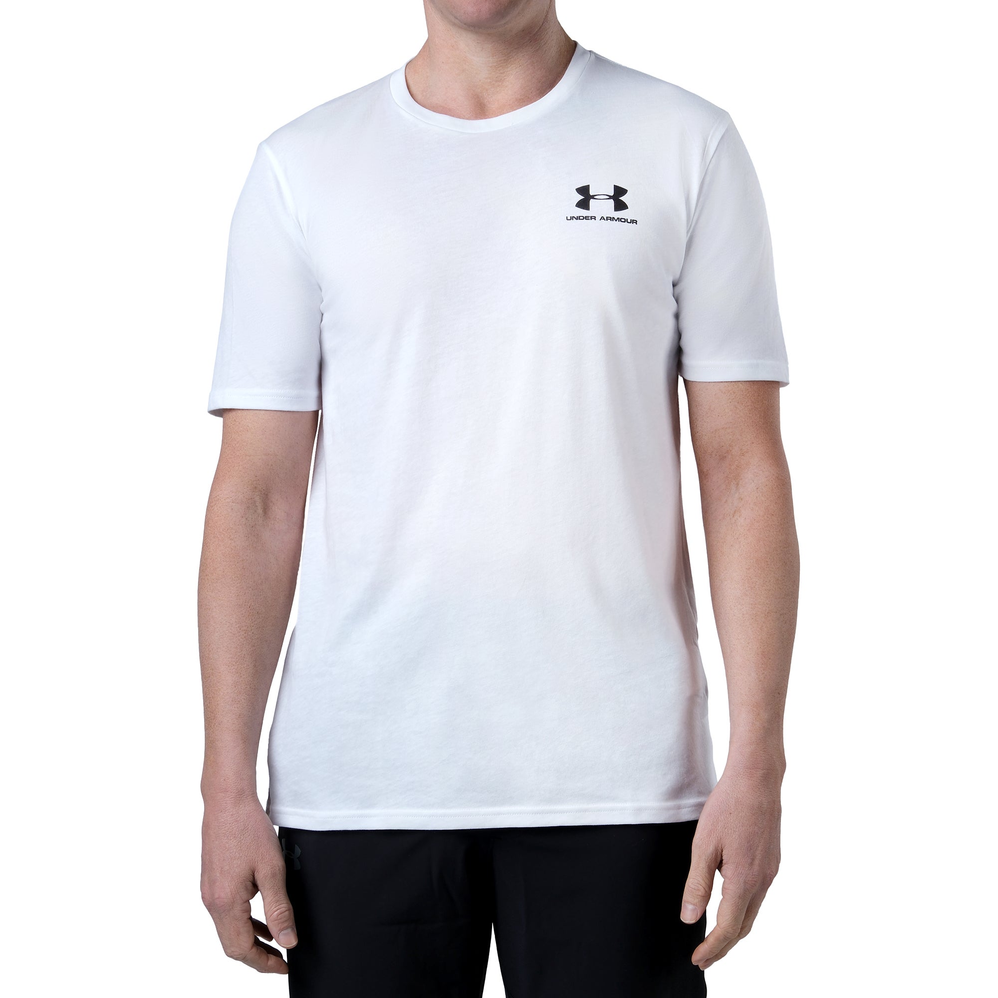 Under Armour Men's Sportstyle Left Chest Short Sleeve Shirt White (S, M, L, XL, XXL)