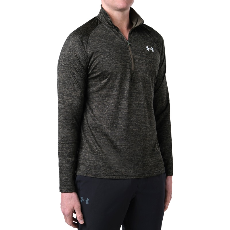 Buy Under Armour Men's Tech 1/2 Zip Long Sleeve Shirt Charcoal (S, M, L