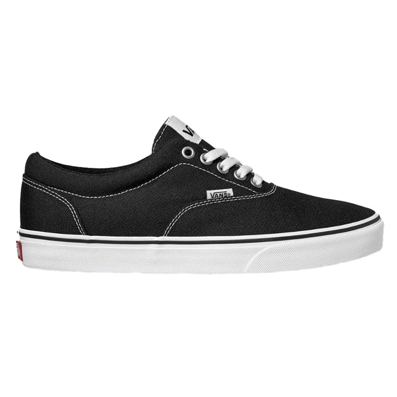 Vans Women's Doheny Canvas Sneakers Black/White (US 6-10)