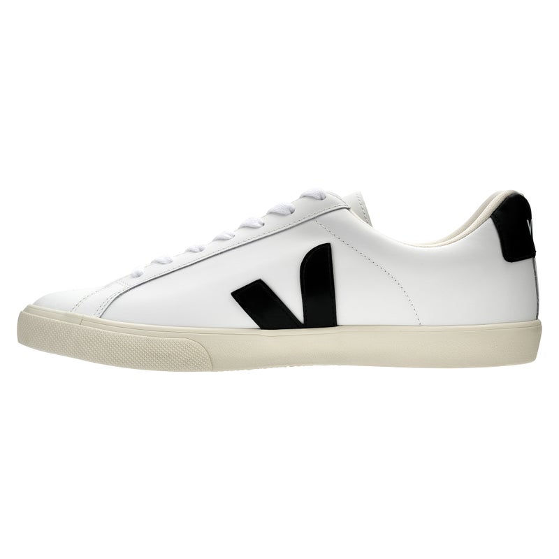 Buy Veja Unisex Esplar Logo Leather Sneaker Extra White/Black (EU 36-46 ...