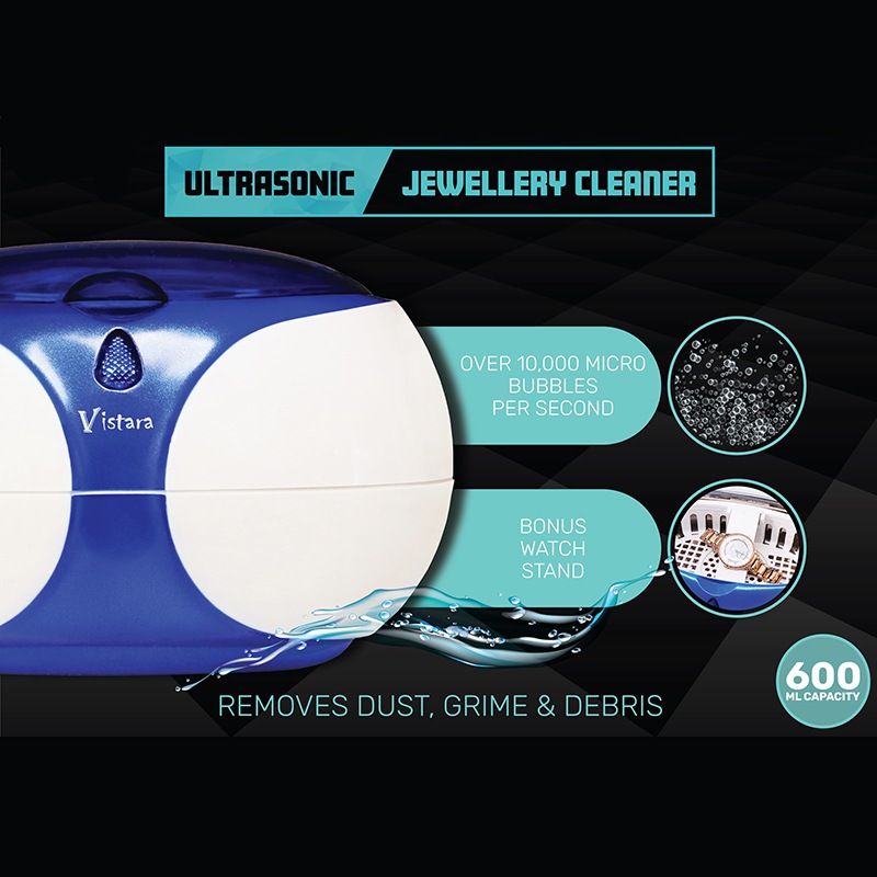 Buy Vistara Ultra Sonic Jewellery Cleaner MyDeal