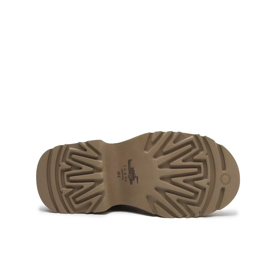 Yellow Earth Women's Classic Ultra Mini Block Sole Ugg Boots Heel Chestnut (US W8)