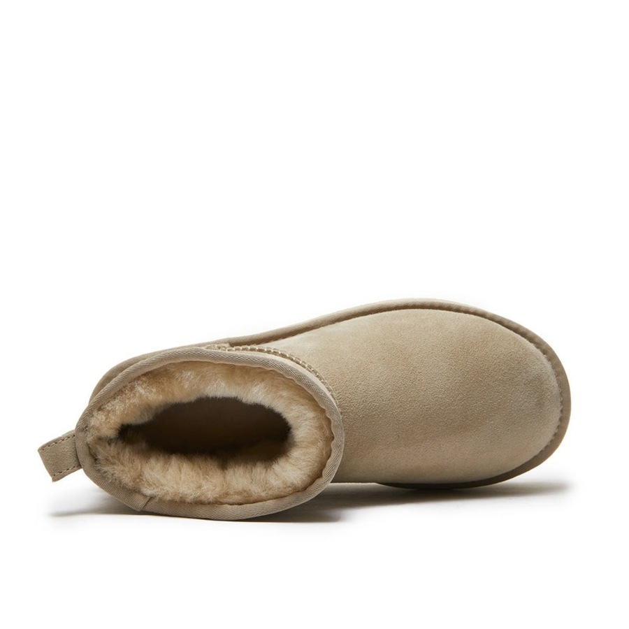 Yellow Earth Women's Classic Ultra Mini Platform Ugg Boots Mustard Seed (US W10)