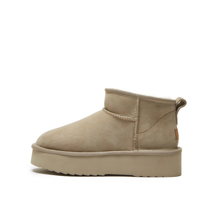 Yellow Earth Women's Classic Ultra Mini Platform Ugg Boots Mustard Seed (US W10)