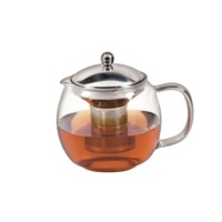 Avanti Ceylon Glass Removable Stainless Steel Infuser Tea Pot #15748