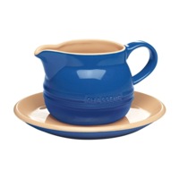 Chasseur Gravy Boat 450ml With Saucer Blue #19427