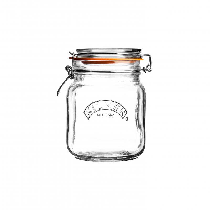 Kilner Square Clip Top Jar Glass #01653
