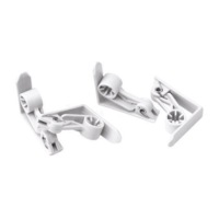Avanti Table Cloth Clips Set Of 4 White #16017