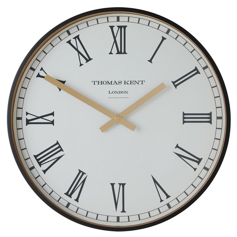 Buy Thomas Kent Clocksmith Wall Clocks 30cm Black White 24681 MyDeal