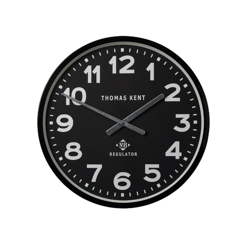 Buy Thomas Kent Regulator 30cm Wall Clocks Black 24686 MyDeal