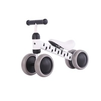 Kids Mini Ride On Push Balance Bike Lightweight Durable - Zebra