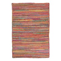 Jute Braid Rug In Rainbow