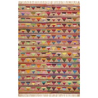 Jute Triangles Rug In Multi