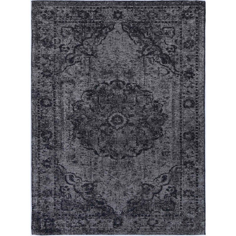 Buy Aurora Traditional Steel in Black Rug - MyDeal Australia