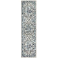 Babylon Traditional in Blue : Runner Rug