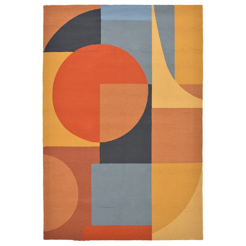 Buy Brink And Campman 411705 Shapes In Multi Coloured Rug - MyDeal