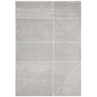 Broadway In Silver & Ivory Stripes Rug