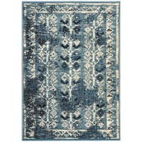 Calypso Palm In Blue Rug