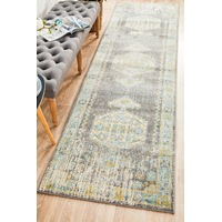 Century Runner Rug In Grey