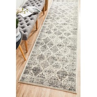 Century Runner Rug In Light Grey
