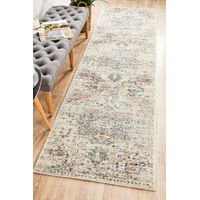 Century Runner Rug In Silver & Multi