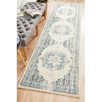 Century Runner Rug In White