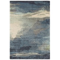City In Sandy Blue Rug