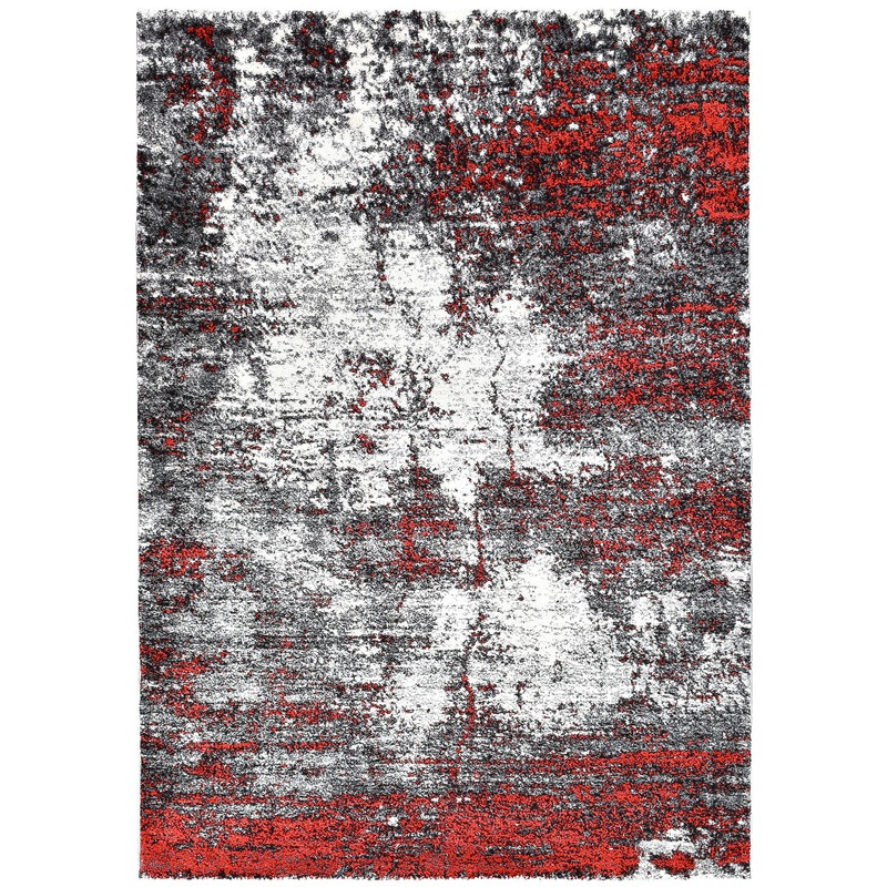 Buy Dahlia 651 in White & Red Rug MyDeal