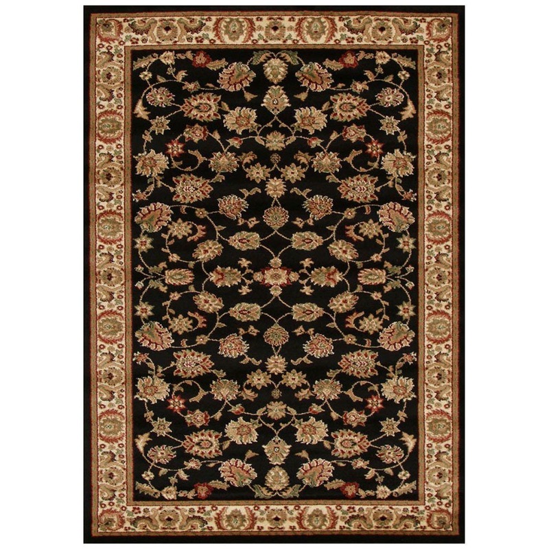 Buy Istanbul Traditional Black Rug - MyDeal
