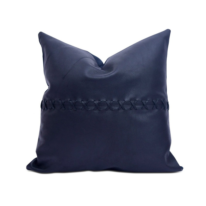 Buy Melbourne Leather Co Genuine Leather Cushion Cover Pillow Cover