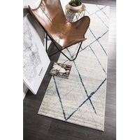 Oasis Noah Blue & White Runner Rug