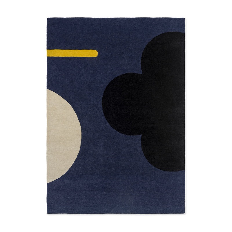 Buy Orla Kiely Geo Flower Denim 060608 Rug MyDeal