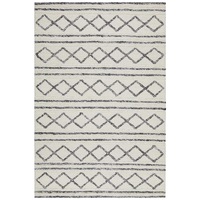 Studio White & Grey Diamond Rug