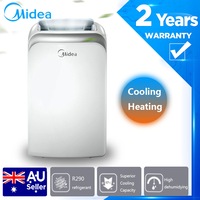 Midea 3.3 KW/4.0 kW Portable Air Conditioner Cooling +Heating/Cooling Remote Fan Cooler dehumidifying MPPD33H/MPPD40C (11418 BTU/13840 BTU)