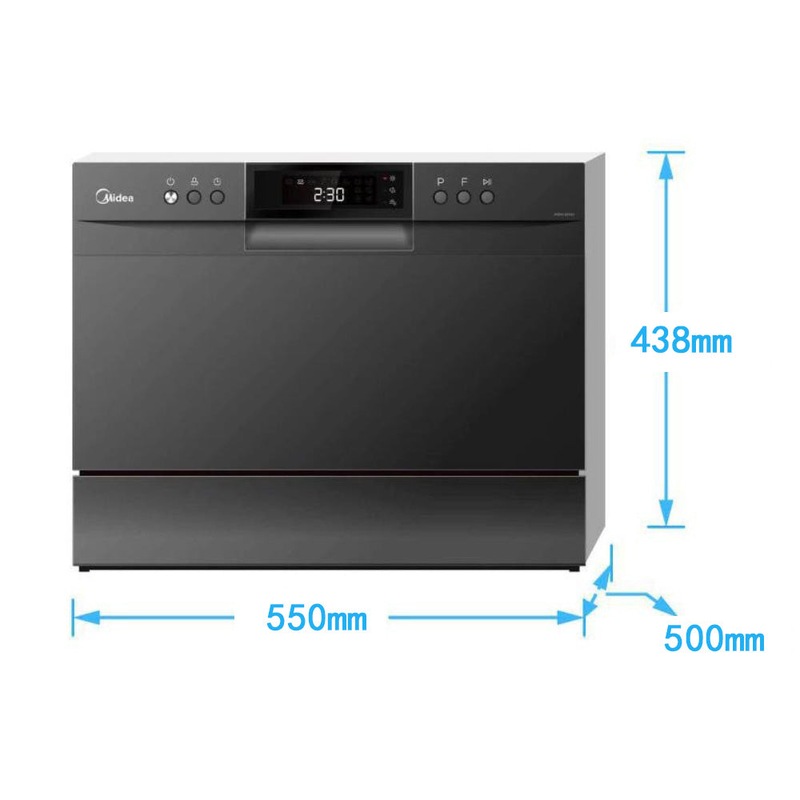 Buy MIDEA Benchtop dishwasher Countertop Child lock Strong Express wash