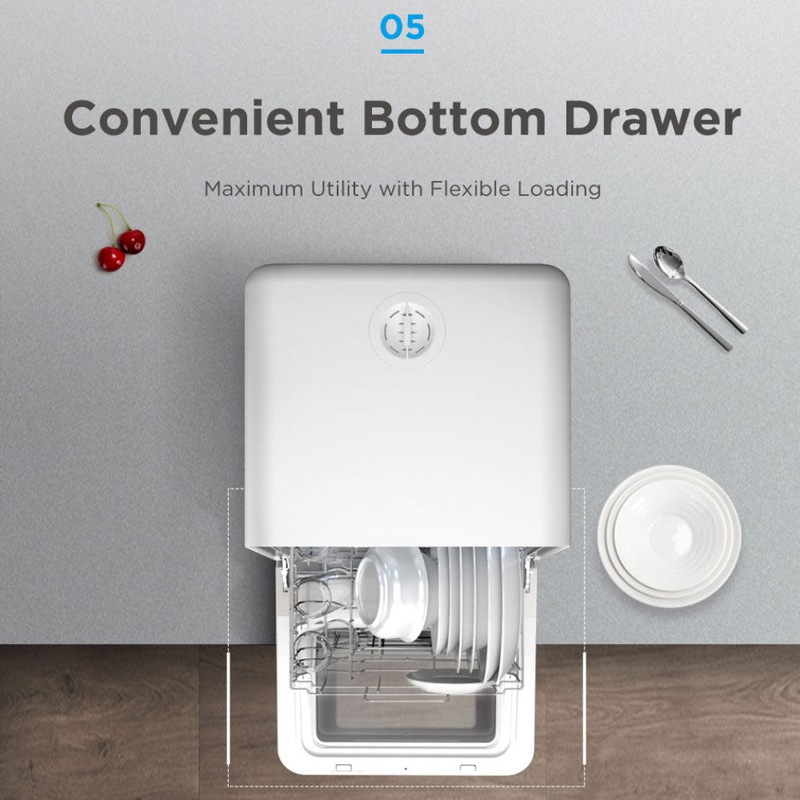 Buy MIDEA Benchtop Mini Dishwasher Countertop Dishwasher Freestanding