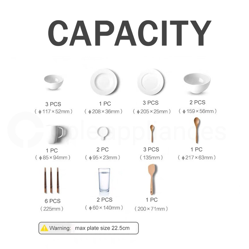 Buy MIDEA Benchtop Mini Dishwasher Countertop Dishwasher Freestanding