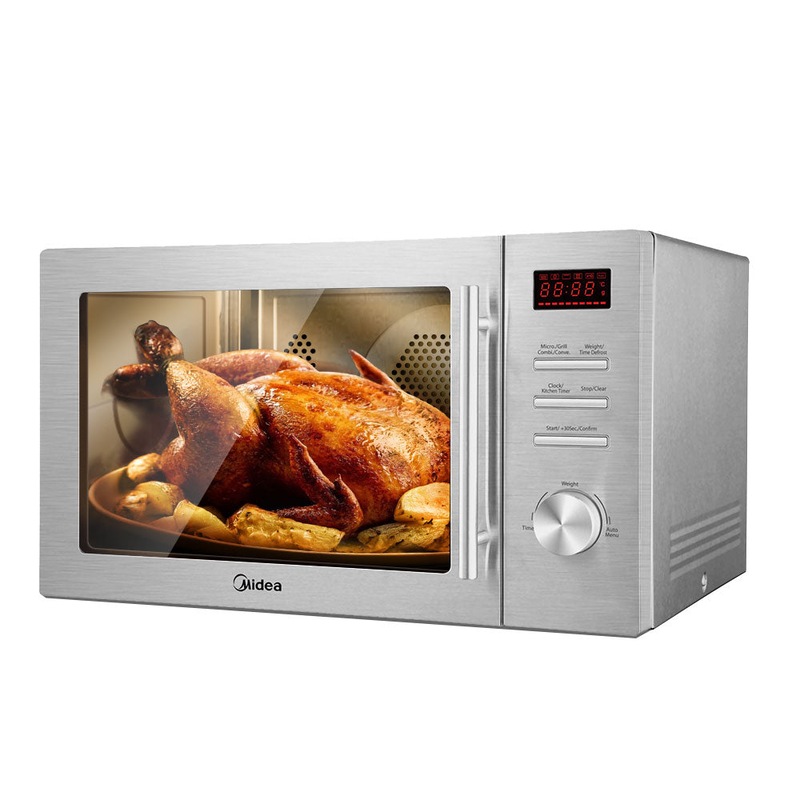 Buy Midea Combi Convection Microwave 34L Silver 10 Auto cooking menus MMW34CS MyDeal
