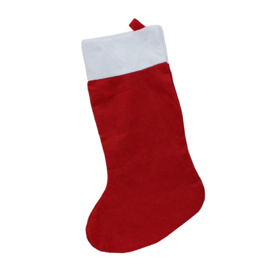 Christmas Stockings Fabric Santa Claus Hanging Sock Kids Xmas Bag Deer