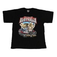 Kids Baby T Shirt Australian Australia Souvenir Cotton 0-14 - Kangaroo Cruising