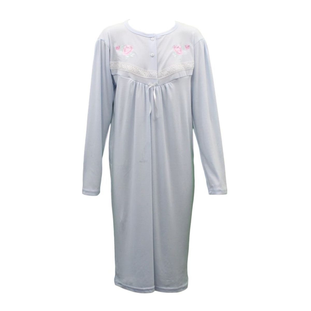 Women's Cotton Long Sleeve Nightie Night Gown Winter Pajamas Pyjamas Sleepwear