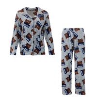 Women's Supersoft Pyjama Plush Loungewear Fleece Sleepwear Pajamas Set Winter PJ